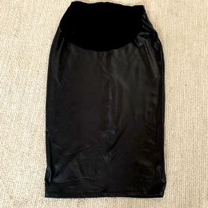 ASOS Maternity faux leather pencil skirt